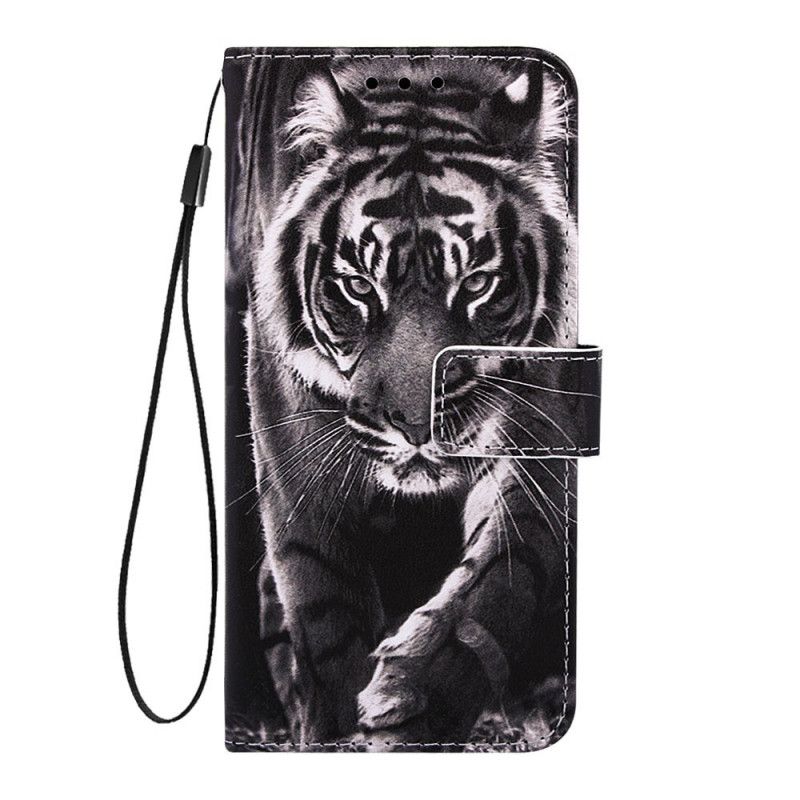 Etui Folio Samsung Galaxy A10s Nocny Tygrys Etui Ochronne