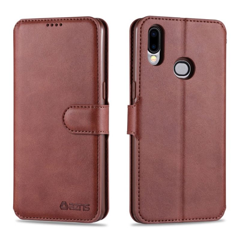 Etui Folio Samsung Galaxy A10s Szary Czarny Retro Azns Etui Ochronne