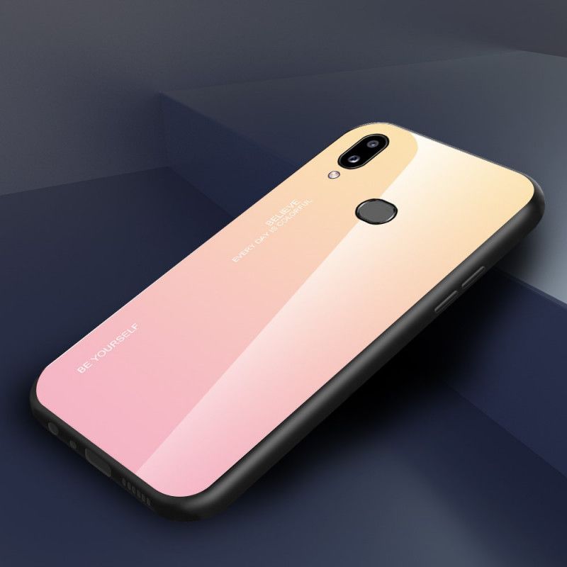 Etui Samsung Galaxy A10s Magenta Czerwony Bądź Sobą Ze Szkła Hartowanego Etui Ochronne