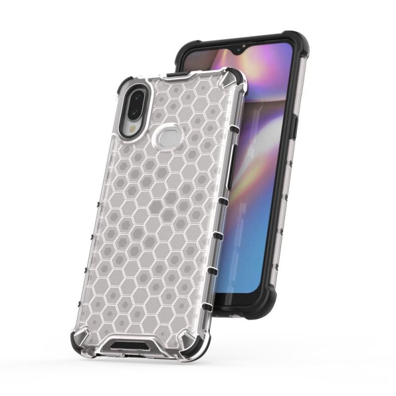 Etui Samsung Galaxy A10s Szary Biały W Stylu Plastra Miodu