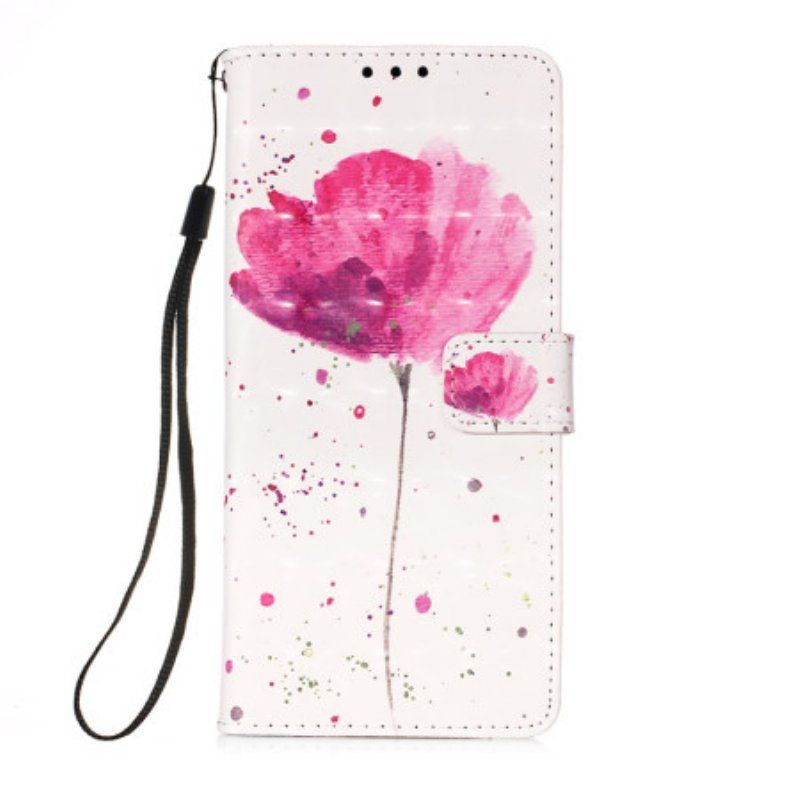 Etui Etui Folio do Samsung Galaxy A54 5G Smycz Tiger Poppy