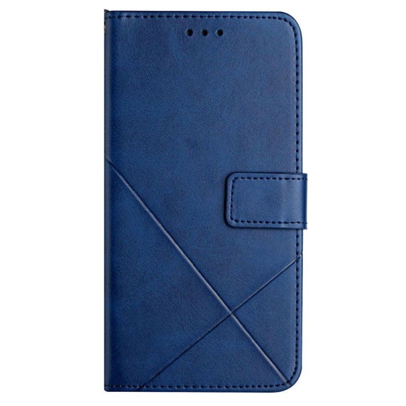 Etui Folio do Samsung Galaxy A54 5G Stylowe Skórzane Linie