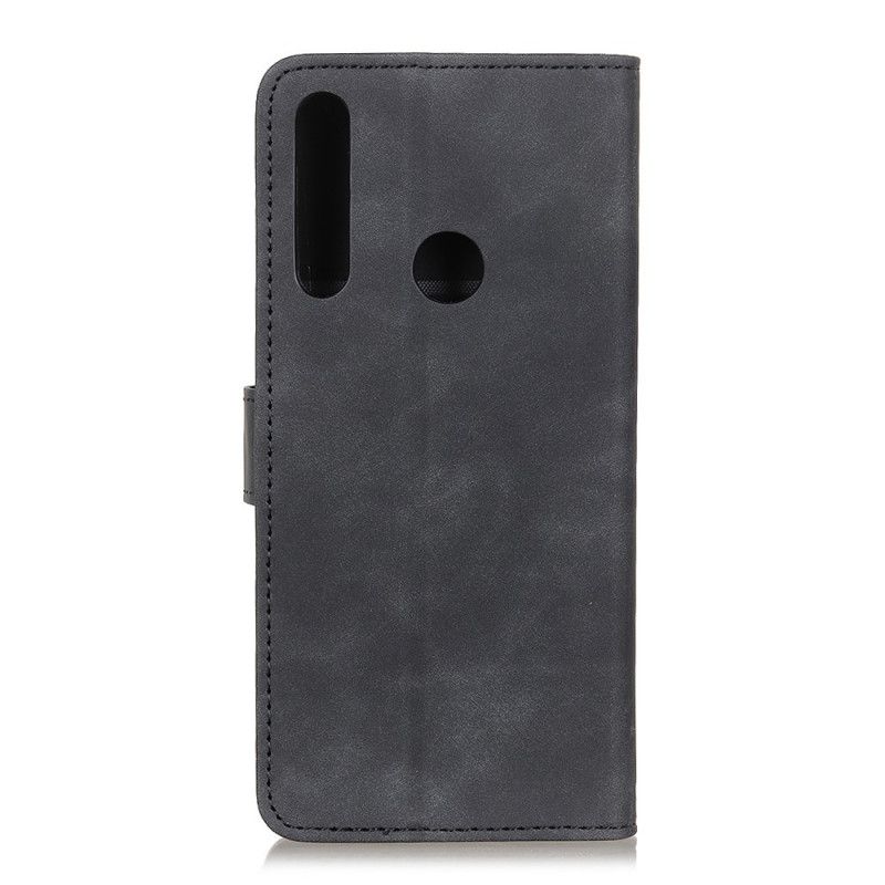 Etui Folio Huawei P40 Lite E / Y7p Czerwony Czarny Efekt Skóry Khazneh W Stylu Vintage Etui Ochronne