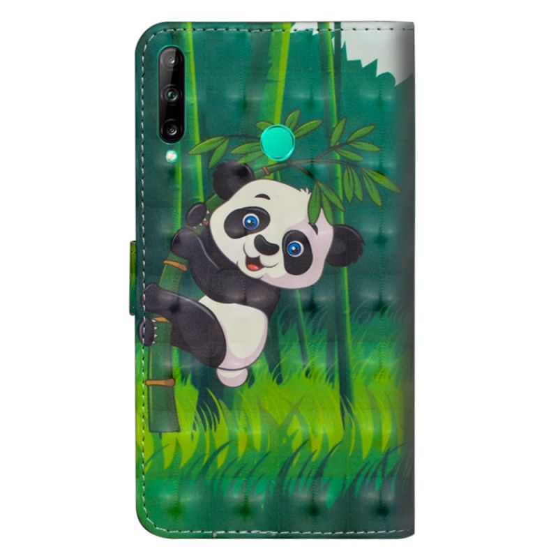 Etui Folio Huawei P40 Lite E / Y7p Panda I Bambus Etui Ochronne