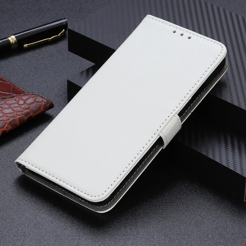 Etui Folio Huawei P40 Lite E / Y7p Purpurowy Liczi Retro Etui Ochronne