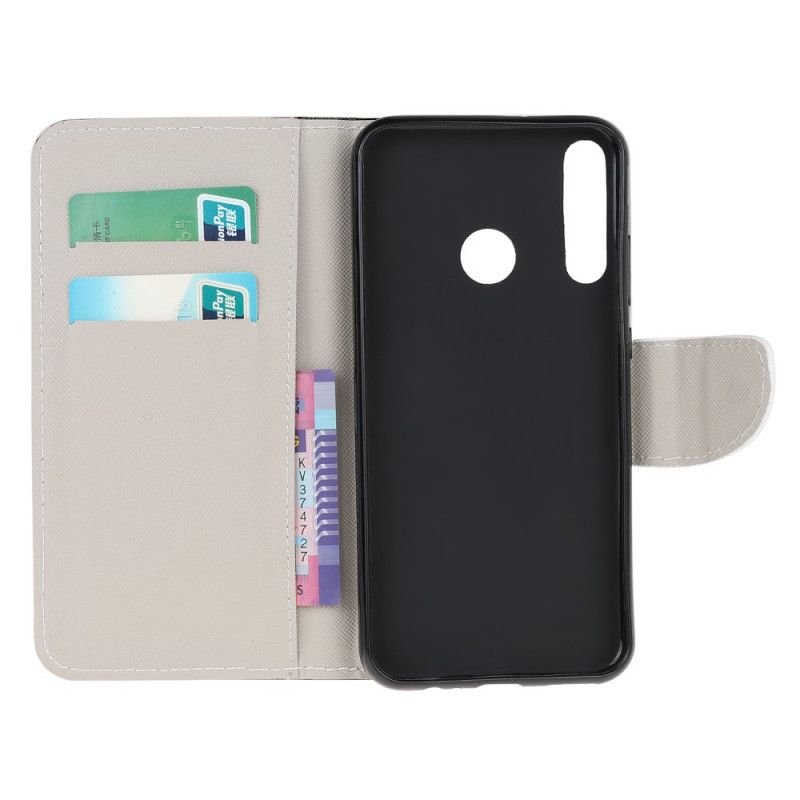 Etui Folio Huawei P40 Lite E / Y7p Wieża Eiffla W Stylu Retro