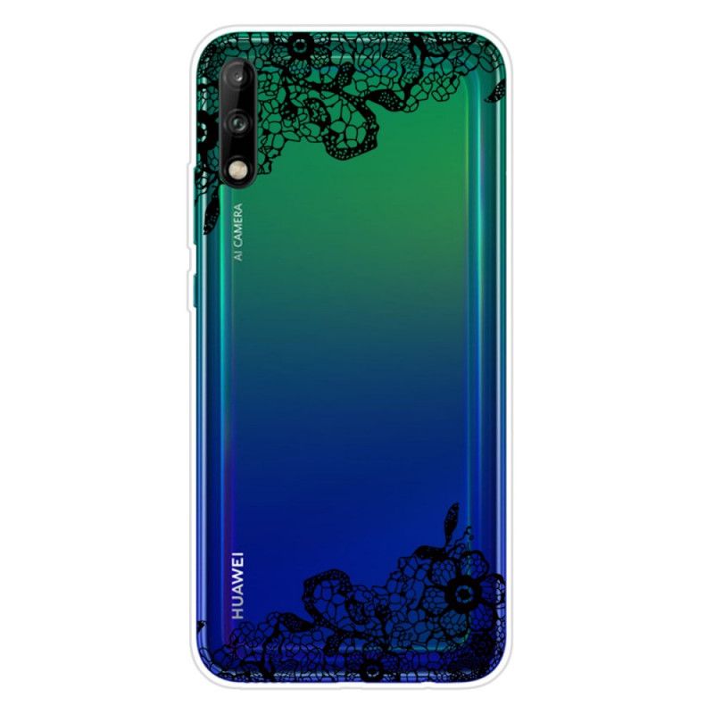 Etui Huawei P40 Lite E / Y7p Cienka Koronka