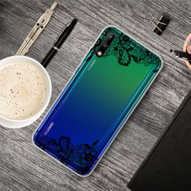 Etui Huawei P40 Lite E / Y7p Cienka Koronka