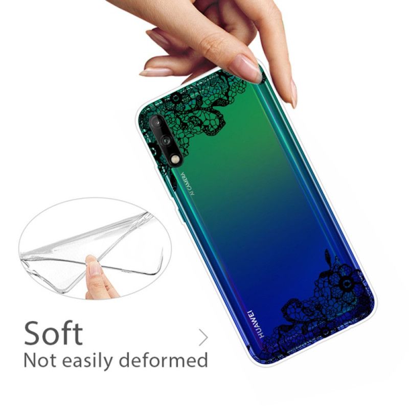 Etui Huawei P40 Lite E / Y7p Cienka Koronka