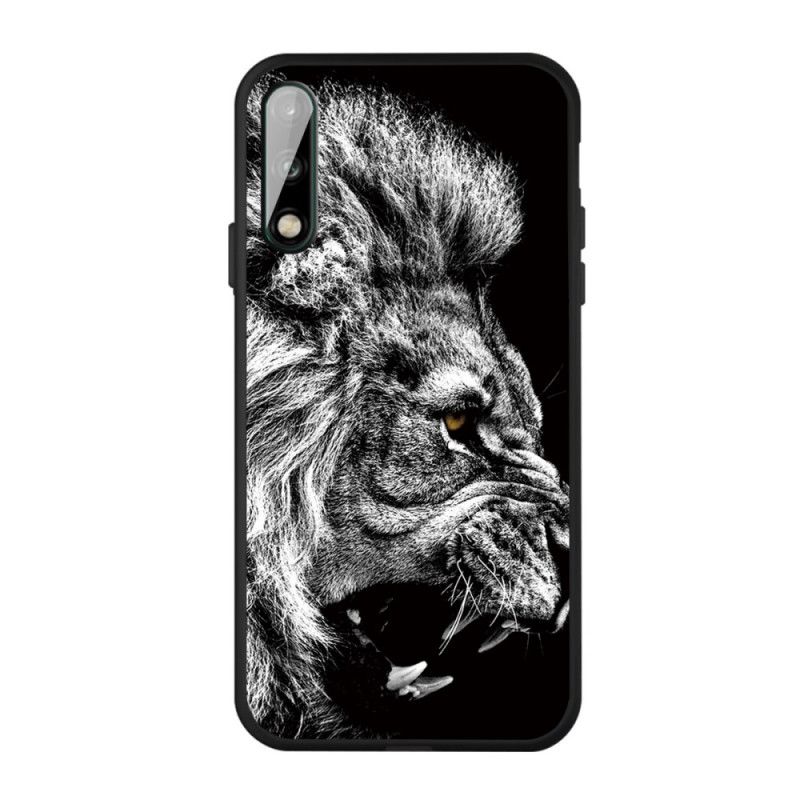 Etui Huawei P40 Lite E / Y7p Dziki Lew