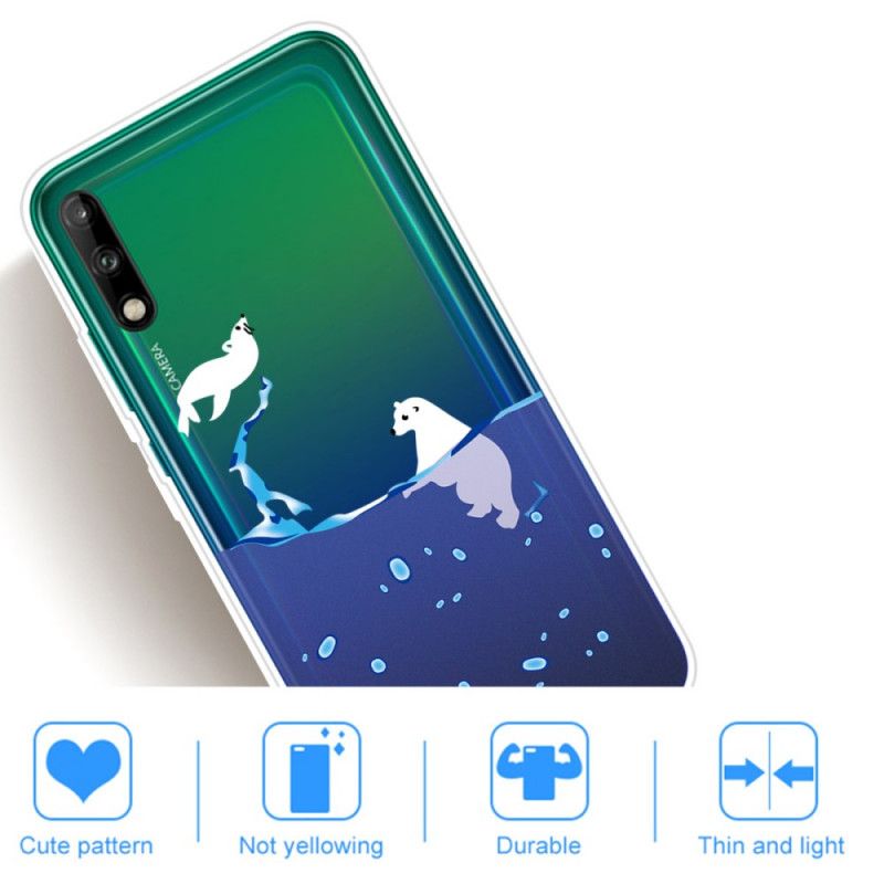 Etui Huawei P40 Lite E / Y7p Gry Morskie