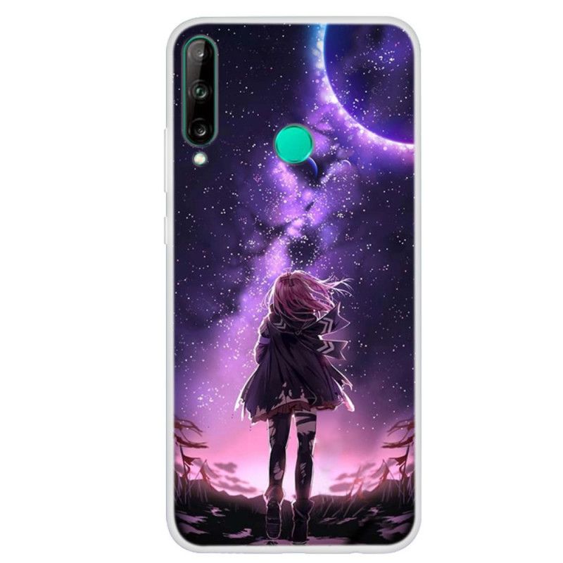 Etui Huawei P40 Lite E / Y7p Magiczna Pełnia Księżyca Etui Ochronne