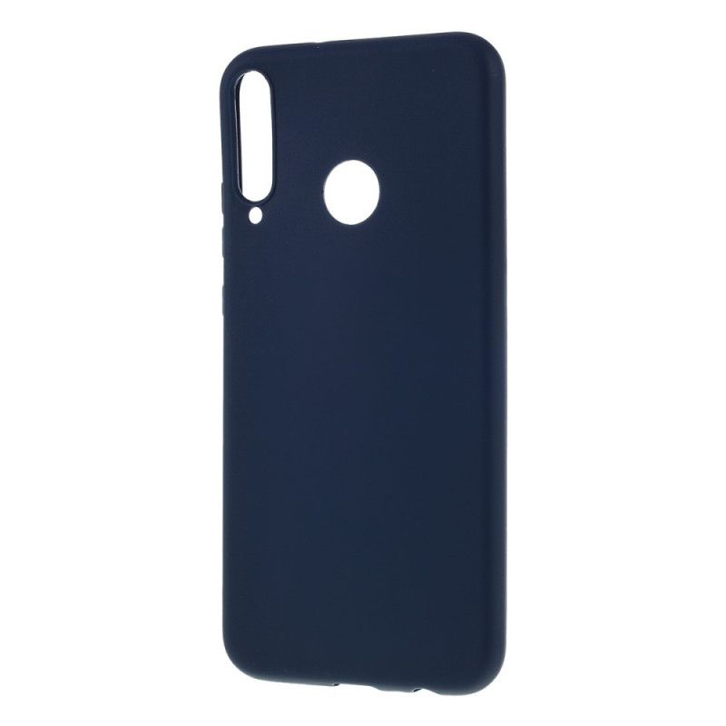 Etui Huawei P40 Lite E / Y7p Różowy Czerwony Sztywny Mat Silikonowy Etui Ochronne