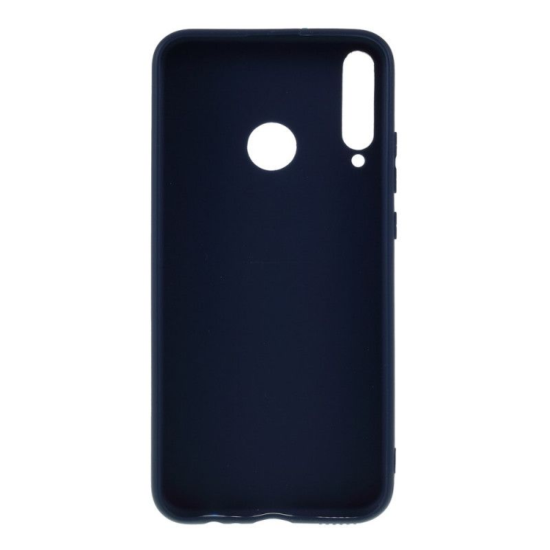 Etui Huawei P40 Lite E / Y7p Różowy Czerwony Sztywny Mat Silikonowy Etui Ochronne