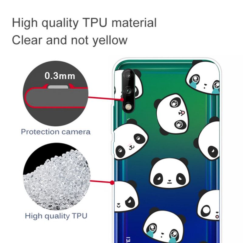 Etui Huawei P40 Lite E / Y7p Sentymentalne Pandy