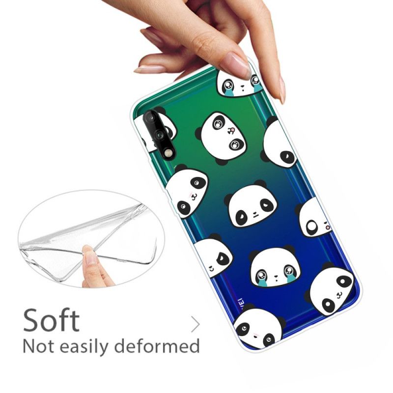 Etui Huawei P40 Lite E / Y7p Sentymentalne Pandy