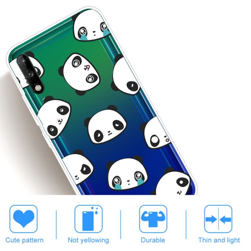 Etui Huawei P40 Lite E / Y7p Sentymentalne Pandy