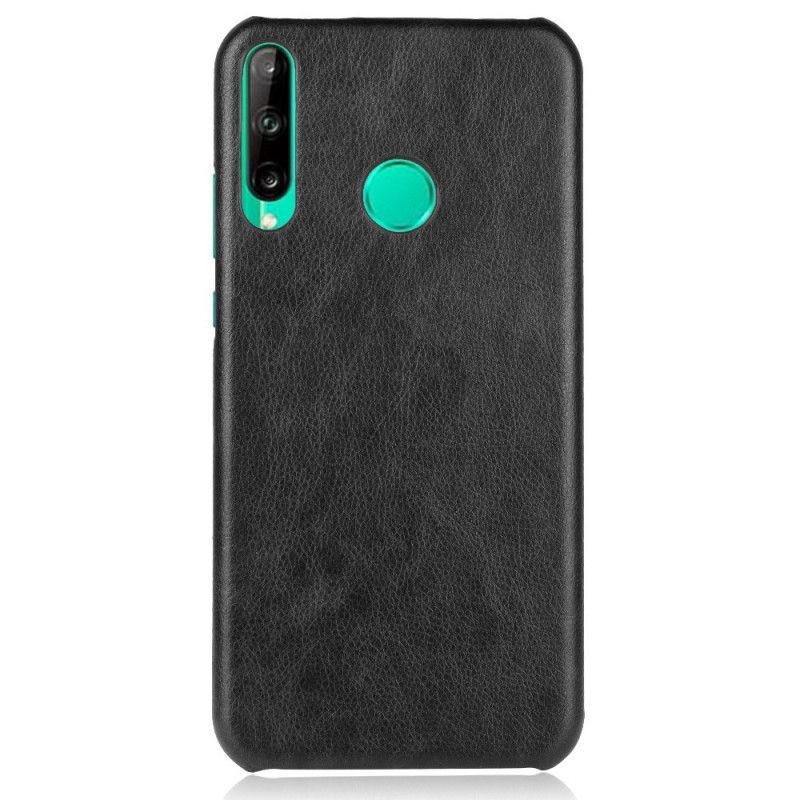 Etui Huawei P40 Lite E / Y7p Szary Czarny Performance Imitacja Skóry Liczi Etui Ochronne