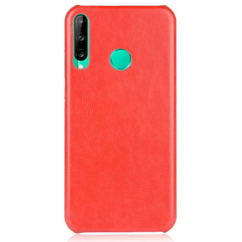 Etui Huawei P40 Lite E / Y7p Szary Czarny Performance Imitacja Skóry Liczi Etui Ochronne