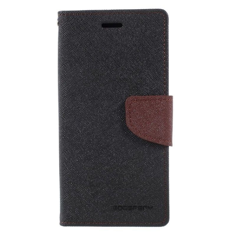 Etui Folio iPhone X Czerwony Czarny Dwukolorowa Rtęć