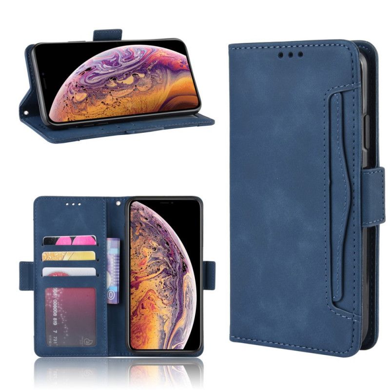 Etui Folio iPhone X Czerwony Czarny Karta Wielofunkcyjna Pierwszej Klasy Etui Ochronne