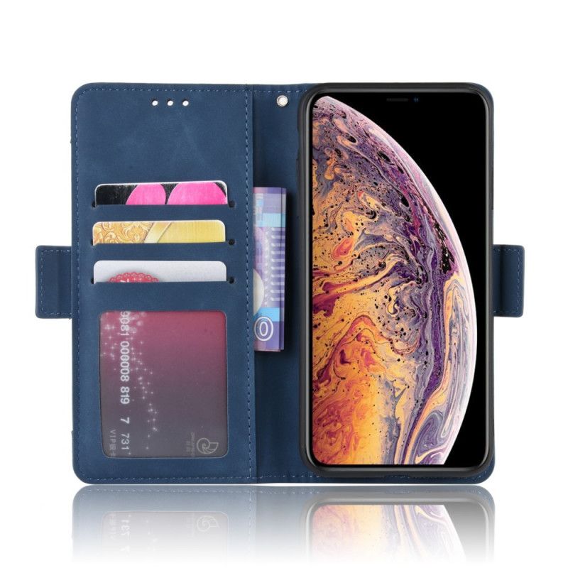 Etui Folio iPhone X Czerwony Czarny Karta Wielofunkcyjna Pierwszej Klasy Etui Ochronne