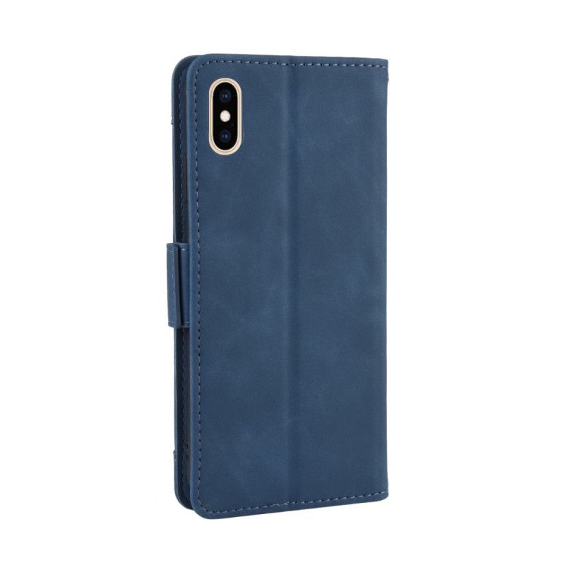 Etui Folio iPhone X Czerwony Czarny Karta Wielofunkcyjna Pierwszej Klasy Etui Ochronne