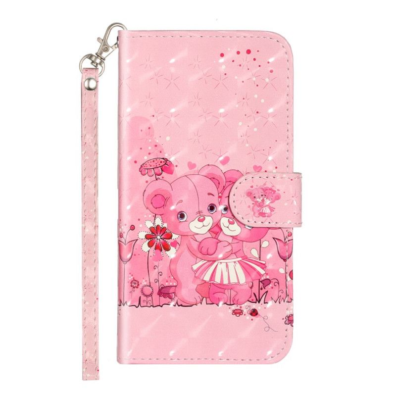 Etui Folio iPhone X Pluszowe Misie Ze Stringami Etui Ochronne