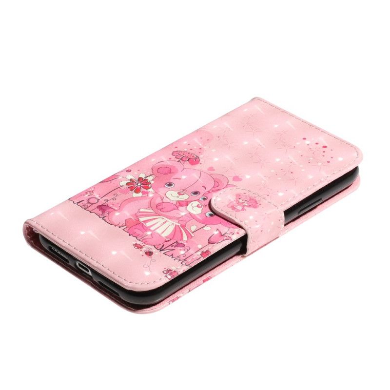 Etui Folio iPhone X Pluszowe Misie Ze Stringami Etui Ochronne