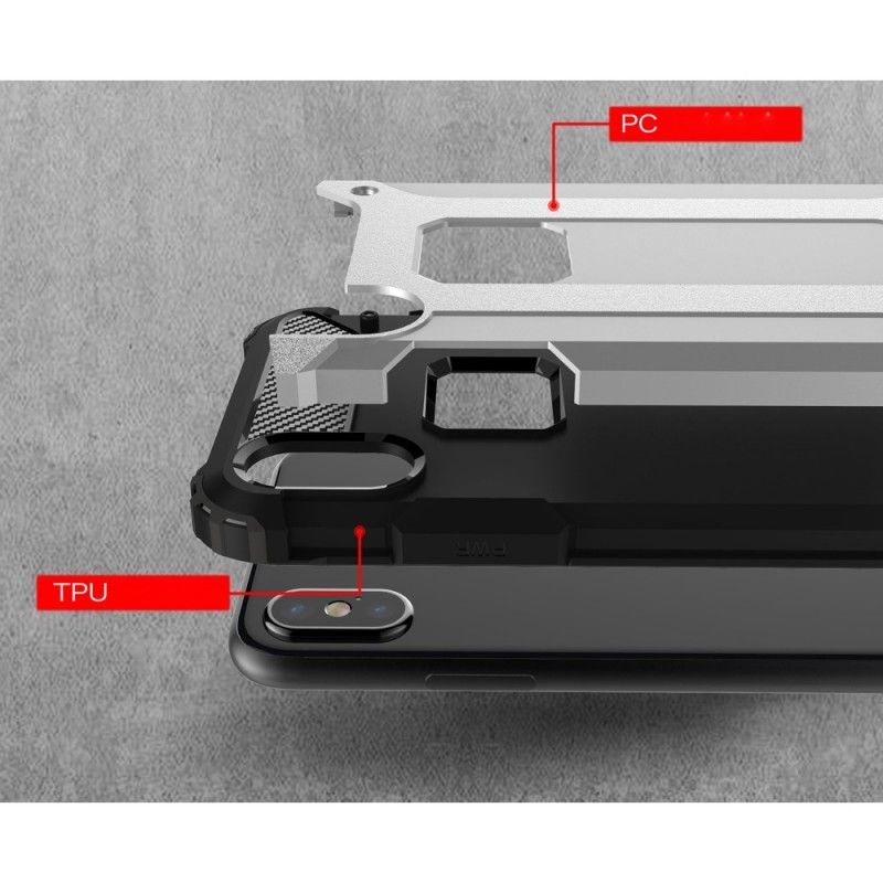 Etui iPhone X Czerwony Czarny Ocalały Etui Ochronne