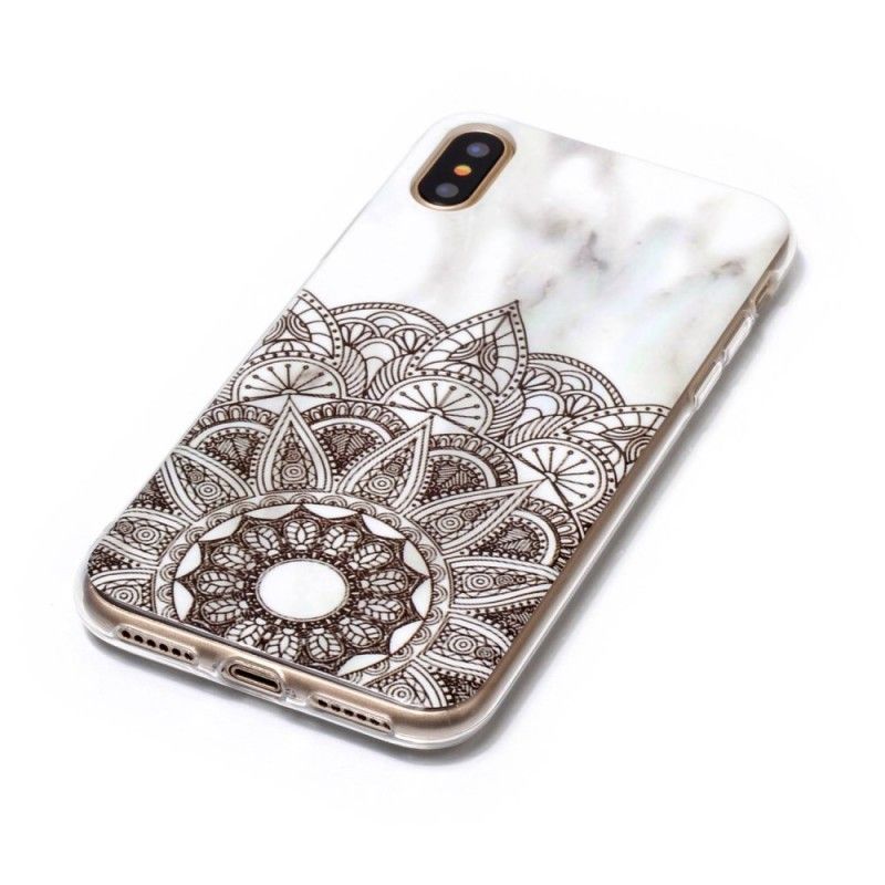 Etui iPhone X Marmurkowa Mandala