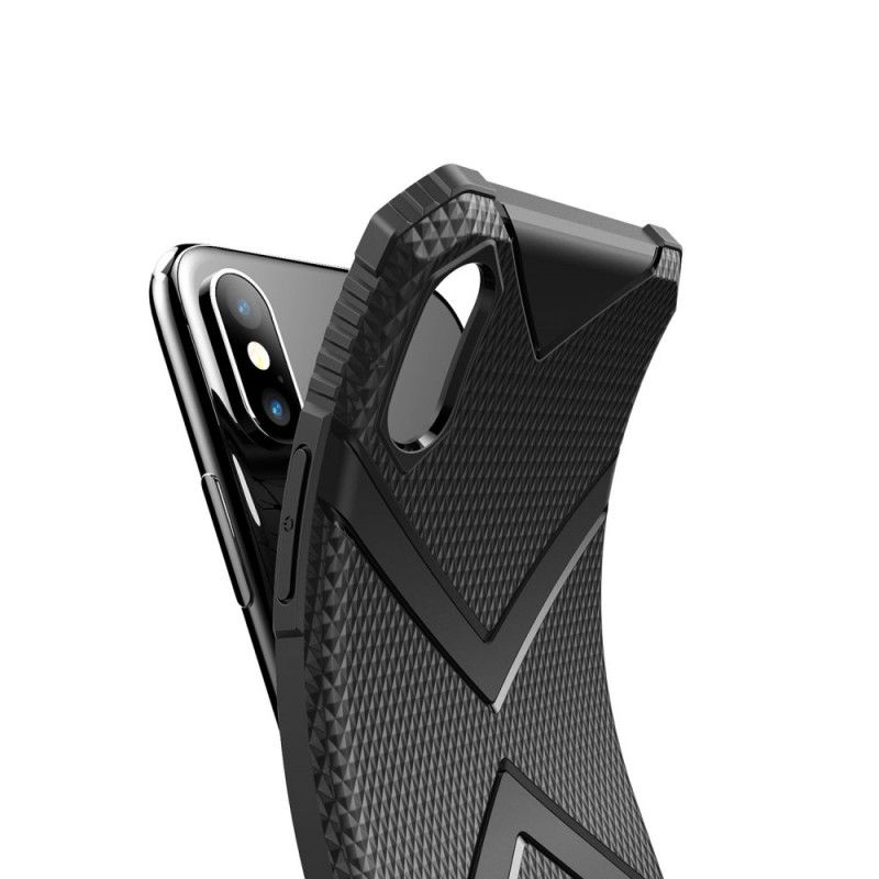 Etui iPhone X Zielony Czarny Tarcza