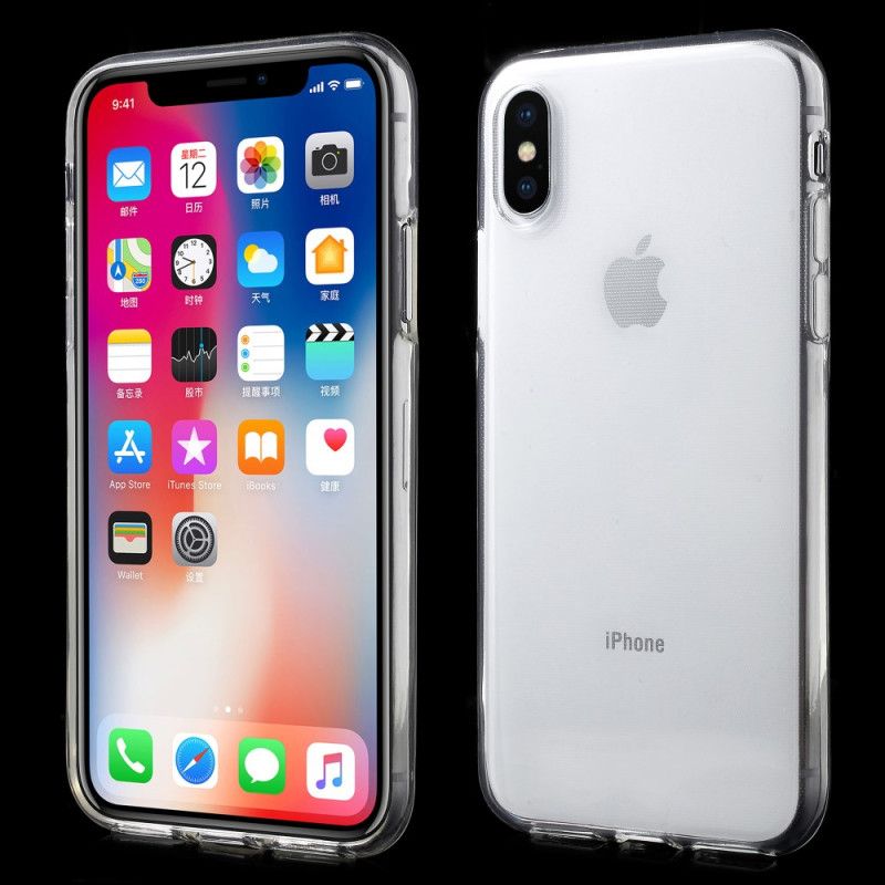 Futerały iPhone X Etui na Telefon Przezroczysty Elastyczny