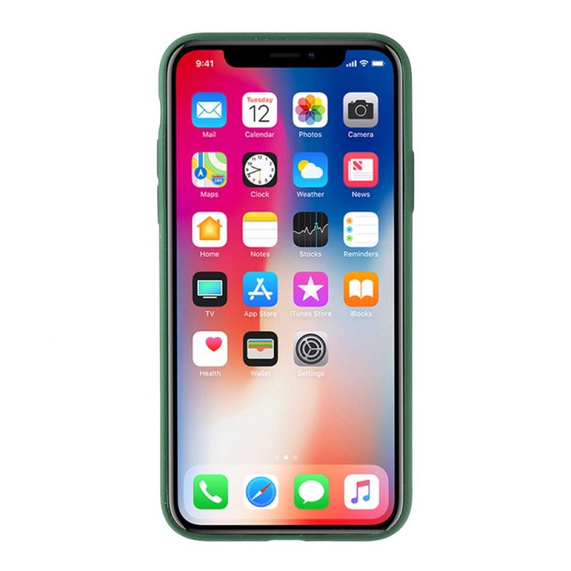 Futerały iPhone X Różowy Biały Etui na Telefon Przezroczyste Kolory Silikonu