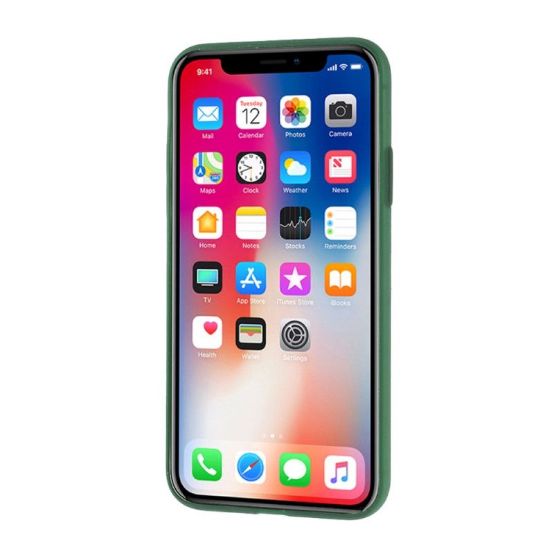 Futerały iPhone X Różowy Biały Etui na Telefon Przezroczyste Kolory Silikonu