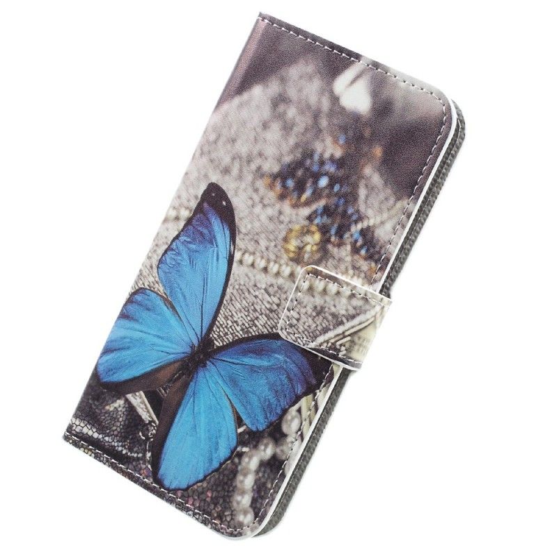 Etui Folio Samsung Galaxy A5 2017 Niebieski Motyl