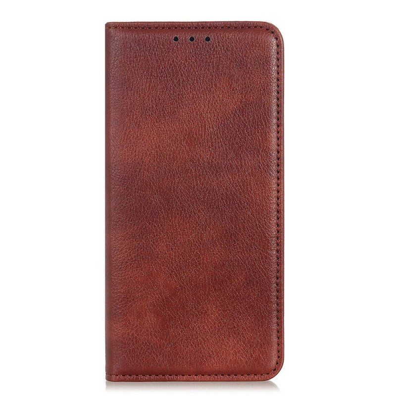 Etui Na Telefon do Xiaomi Redmi Note 11 / 11S Etui Folio Liczi Split Skórzana Tekstura