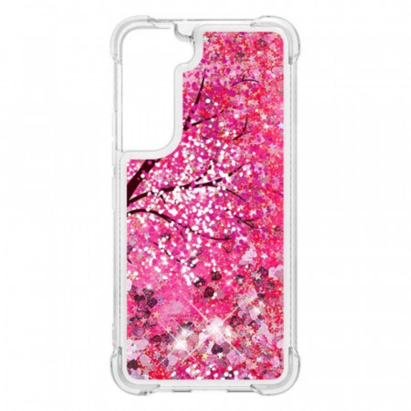 Etui do Samsung Galaxy S22 Plus 5G Brokatowe Drzewo