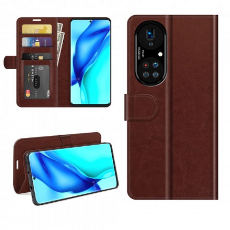 Etui Folio Huawei P50 Pro Styl Skórzany Design