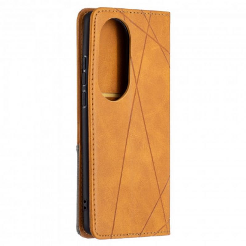 Flip Kotelot Huawei P50 Pro Styl Artysty Etui Ochronne