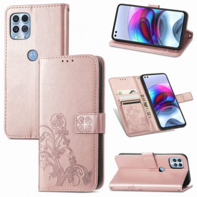 Etui Folio Moto G100 Azjatyckie Kwiaty