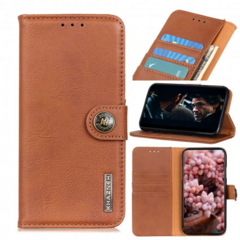 Etui Folio Moto G100 Sztuczna Skóra Khazneh Etui Ochronne