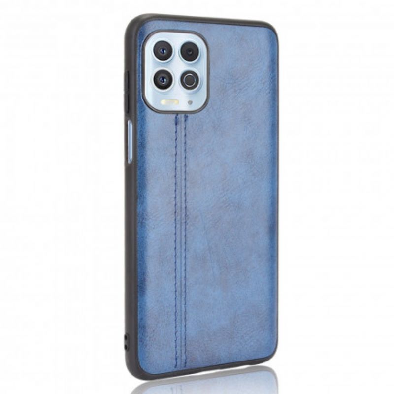 Etui Moto G100 Couture Efekt Skóry