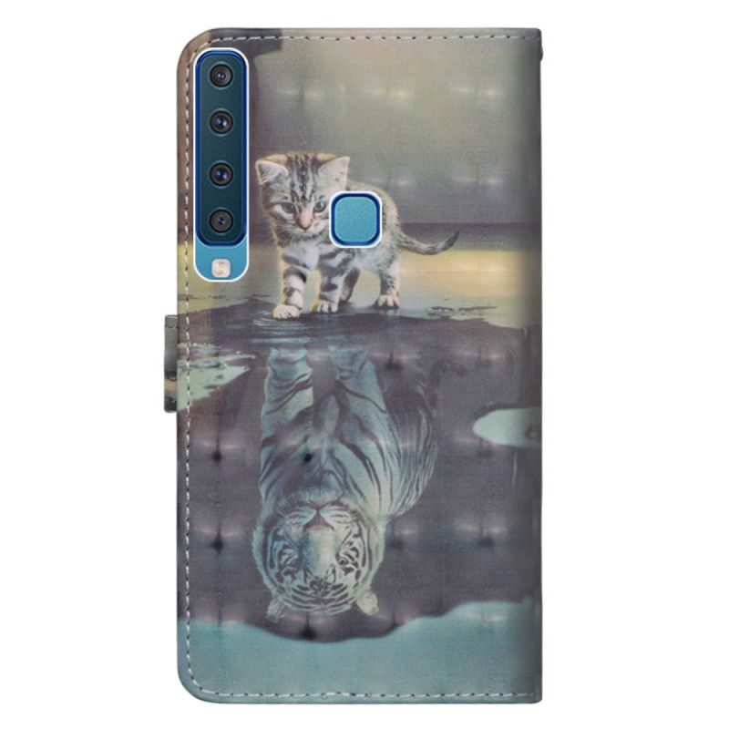 Etui Folio Samsung Galaxy A9 Ernest Tygrys Etui Ochronne