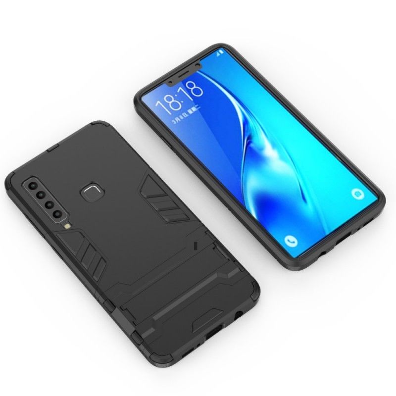 Etui Samsung Galaxy A9 Czerwony Czarny Ultra Odporny