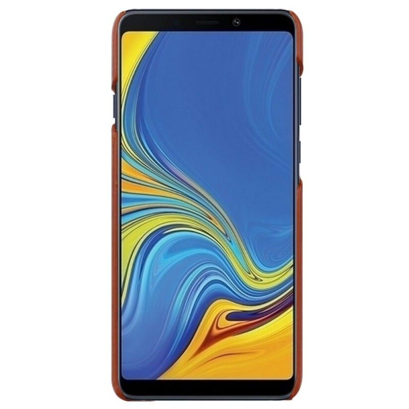 Futerały Samsung Galaxy A9 Brązowy Czarny Etui na Telefon Efekt Skóry Serii Imak Ruiyi