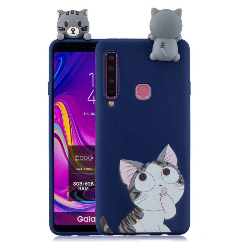 Futerały Samsung Galaxy A9 Etui na Telefon Zabawny Kot 3D