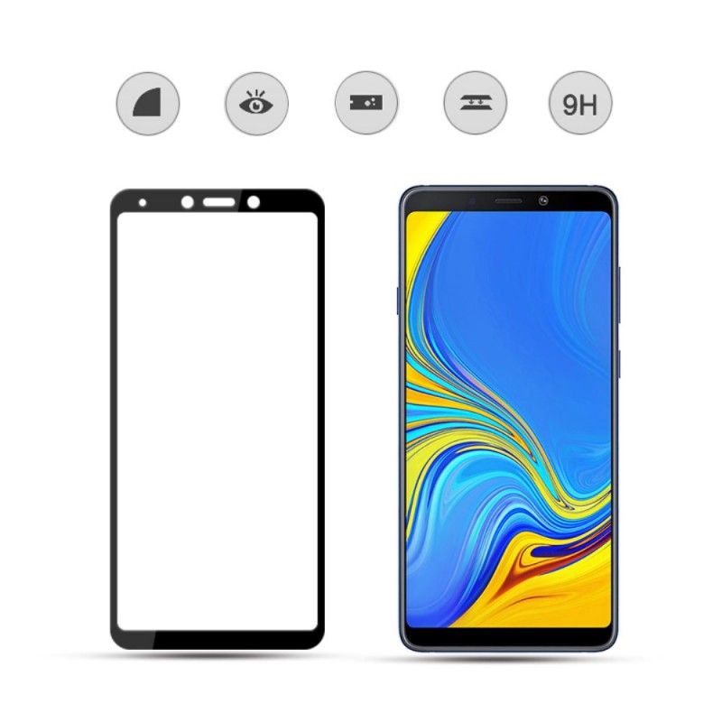 Ochrona Ze Szkła Hartowanego Samsung Galaxy A9 Czarny Mocolo