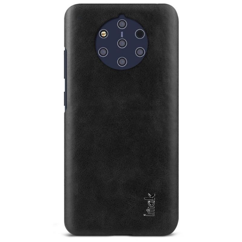 Etui Nokia 9 PureView Brązowy Czarny Efekt Skóry Serii Imak Etui Ochronne