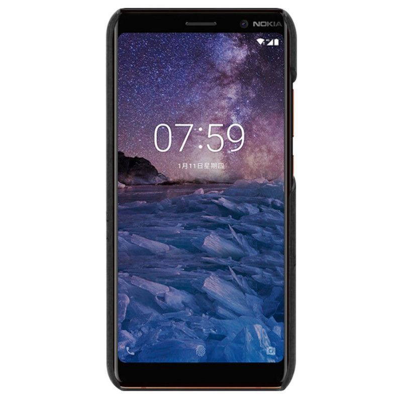 Etui Nokia 9 PureView Brązowy Czarny Efekt Skóry Serii Imak Etui Ochronne